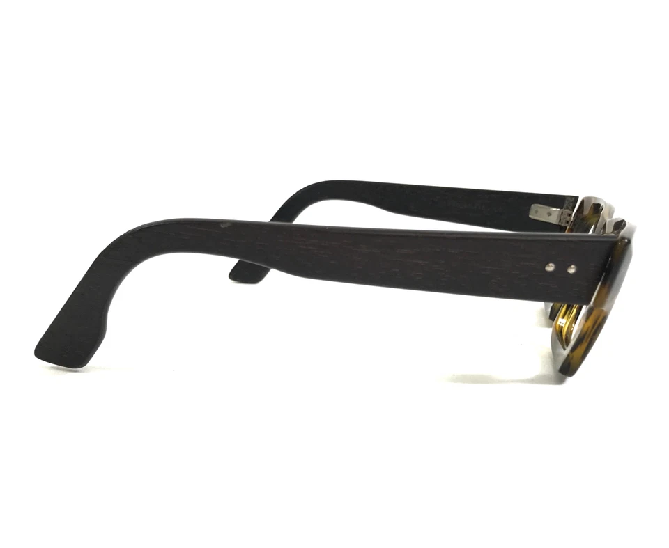 Jean Lafont Eyeglasses Frame VOYAGE 619 Thick Black Wood Brown Horn 43-15-140 - Image 3 of 4