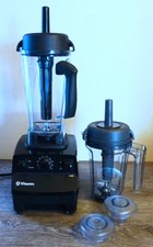 Vitamix 5200 Black 64 oz Container + 32 oz Dry Grains Container Duo