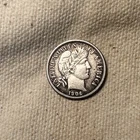 1906-D Barber Silver Dime XF/AU QA1054