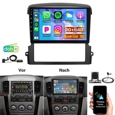 2G+64G Android 15 Carplay Für Kia Sorento 2004-2008 Autoradio GPS Navi WIFI DAB+