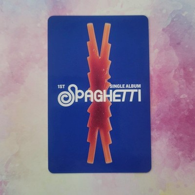 d*9様 Le Sserafim サクラ 直筆サイン入 Spaghetti トレ le sserafim