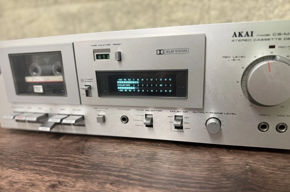 AKAI CS-M02 piastra Hi Fi vintage 1980 - Imagen 3 de 4