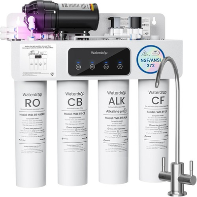 #ad Dual Flow Waterdrop WD T4 A Alkaline pH Reverse Osmosis Water Filter10 Stage $211.99