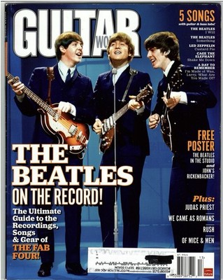 GUITAR WORLD Magazine 2011 Beatles Led Zeppelin Cage Elephant Day To Remember  