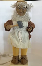 Vintage Telco Motionette Animated Santa's Workshop Elf 24”