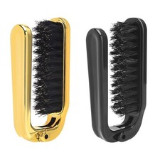 Man Beard Brush Hair Styling Comb Shaving Brush Foldable Pocket Hair Brush