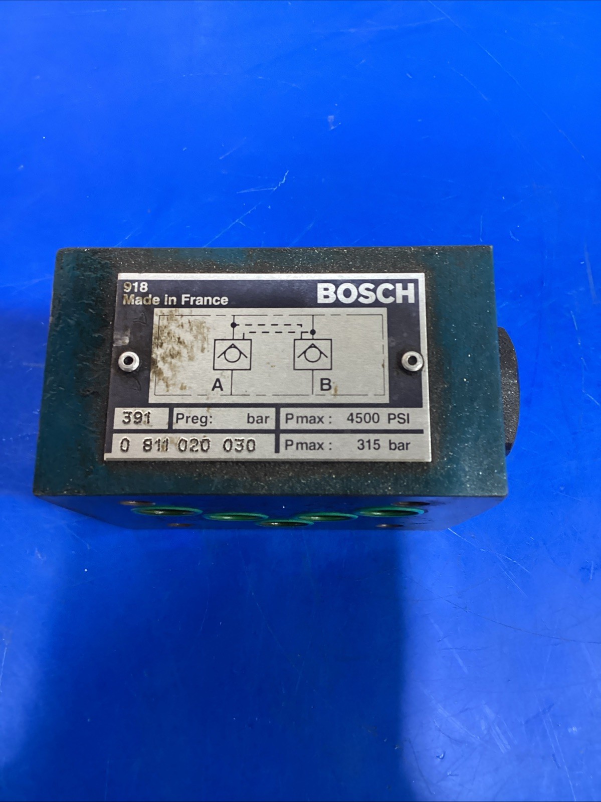 BOSCH Valve 0 811 020 030 Used