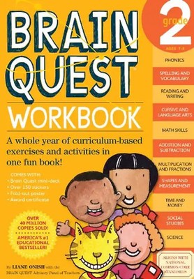 Brain Quest Grade 2 Workbook [With Stickers] - Onish, Liane