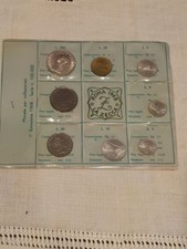 REPUBBLICA ITALIANA Serie divisionale 1968 FDC 500 lire ARGENTO Italia Rara