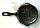 Vtg GRISWOLD Cast Iron Skillet Frying Pan # 3 Large Block Logo # 709 No Wobble