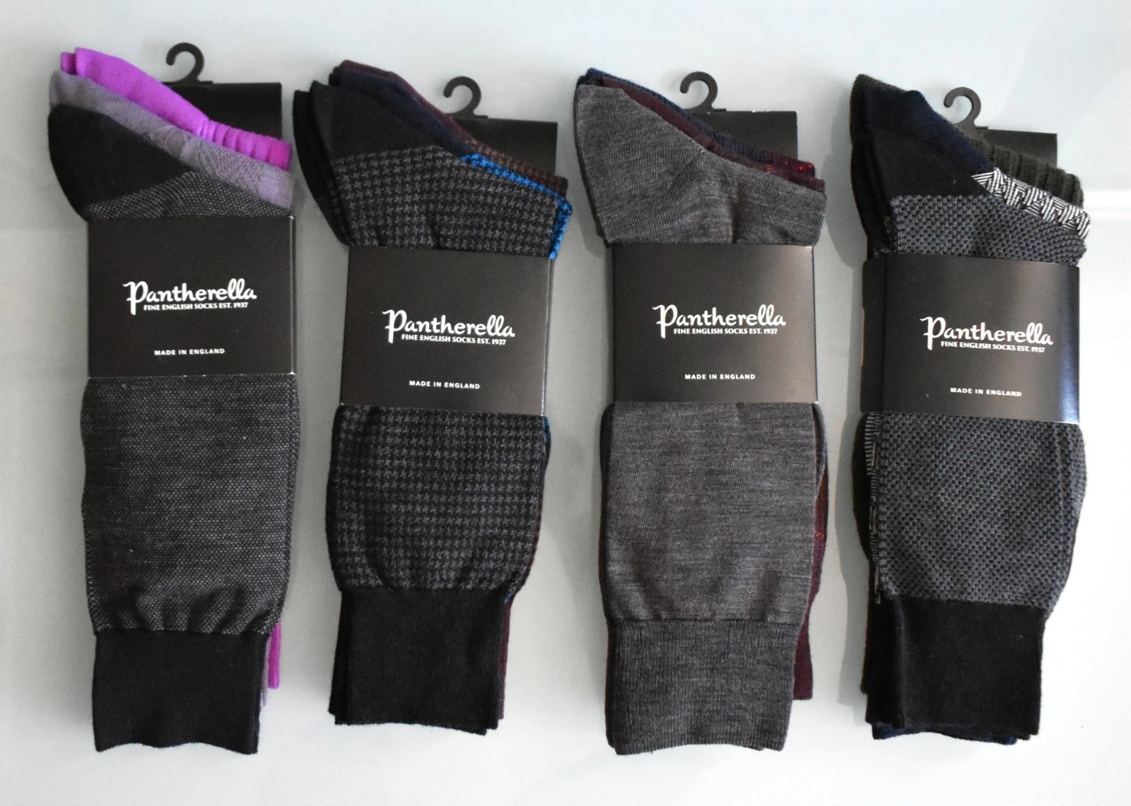 12 Pairs Pantherella Calf Length Wool Blend Socks £168 Small UK 6-8 PK 1
Opens in a new window or ta