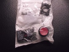EATON M22S-DL-R-K11-R RED ILLUMINATED PUSHBUTTON, M22-K10 M22-K01,M22-LED-R