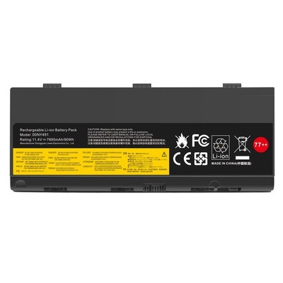 ASUNCELL 11.4V/90Wh 77++ 00NY493 Laptop Akku für Lenovo ThinkPad P50 P51 P52 ...