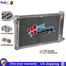 Aluminum Radiator For 1967-1972 1970 69 Chevy Ck Series C10 C20 C30 Truck Gmc