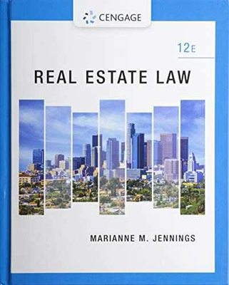 #ad #ad Real Estate Law Hardcover by Jennings Marianne Very Good $116.30