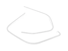 Vespa GTS 250 ie 4V E3 05-09 Moto Nostra White Leg Beading Set for Vespa GT, ...