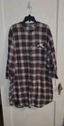 The Disney Store Womens Plaid Striped 101 Dalmatians Sleepwear Gown One size