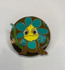 Pascal Tangled Disguises Series 2 LE Brown Blue Flower Disney Pin (B6)
