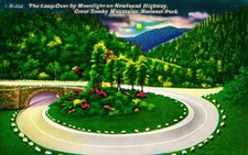 Postcard the loop over newfound Highway great smoky mountains National park