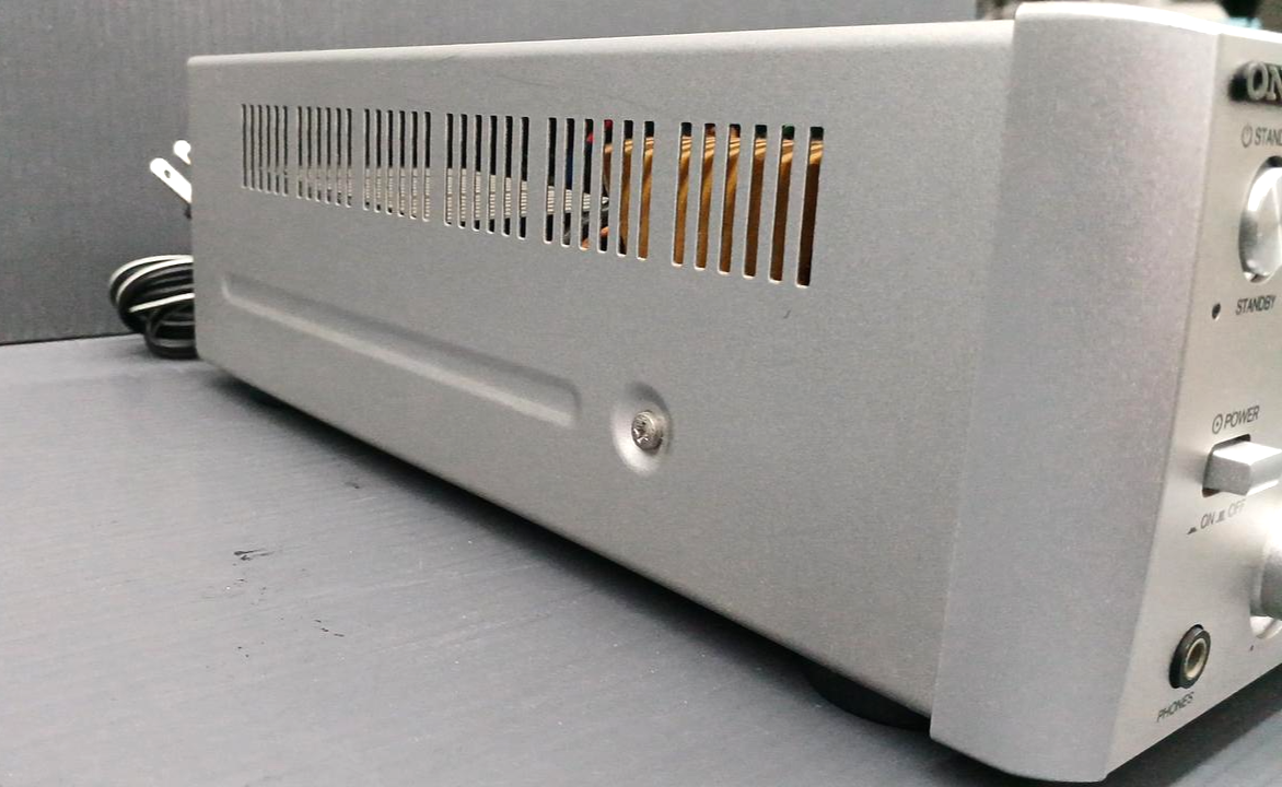 ONKYO A-905FX Pre-Main Integrated Stereo Amplifier Silver Audio VL