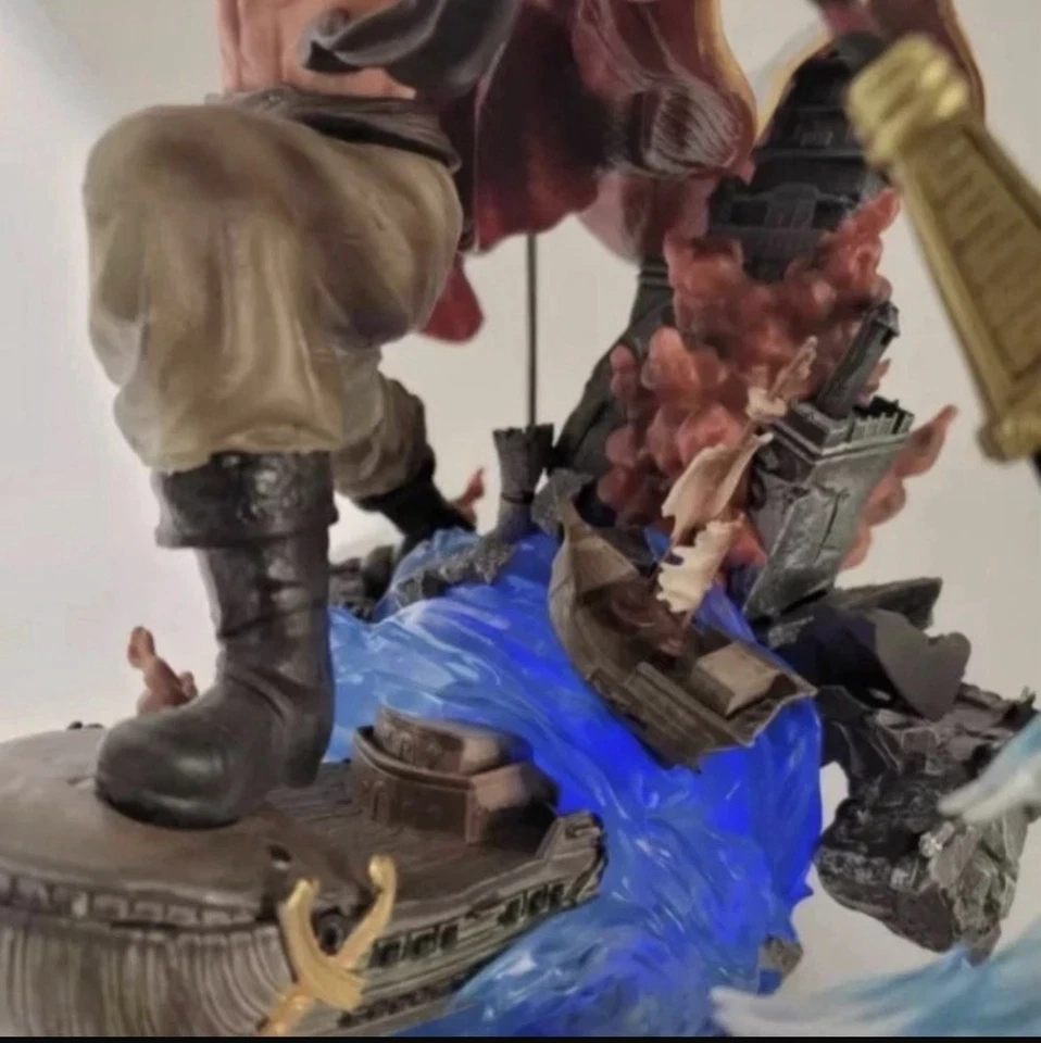 One Piece – Figura Barba Bianca 40cm PVC Edizione da Collezione Nuova Sigillata - Immagine 3 di 4