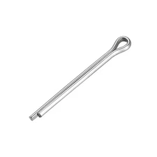 Split Cotter Pin - 4mm x 40mm 304 Stainless Steel 2-Prongs Silver Tone 30Pcs