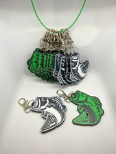 Largemouth Bass Keychain 3D Printed Fishing G...