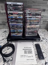 Toshiba HD-A35KU 1080p HD DVD Player With Manual And Remote Bundle Tested READ
