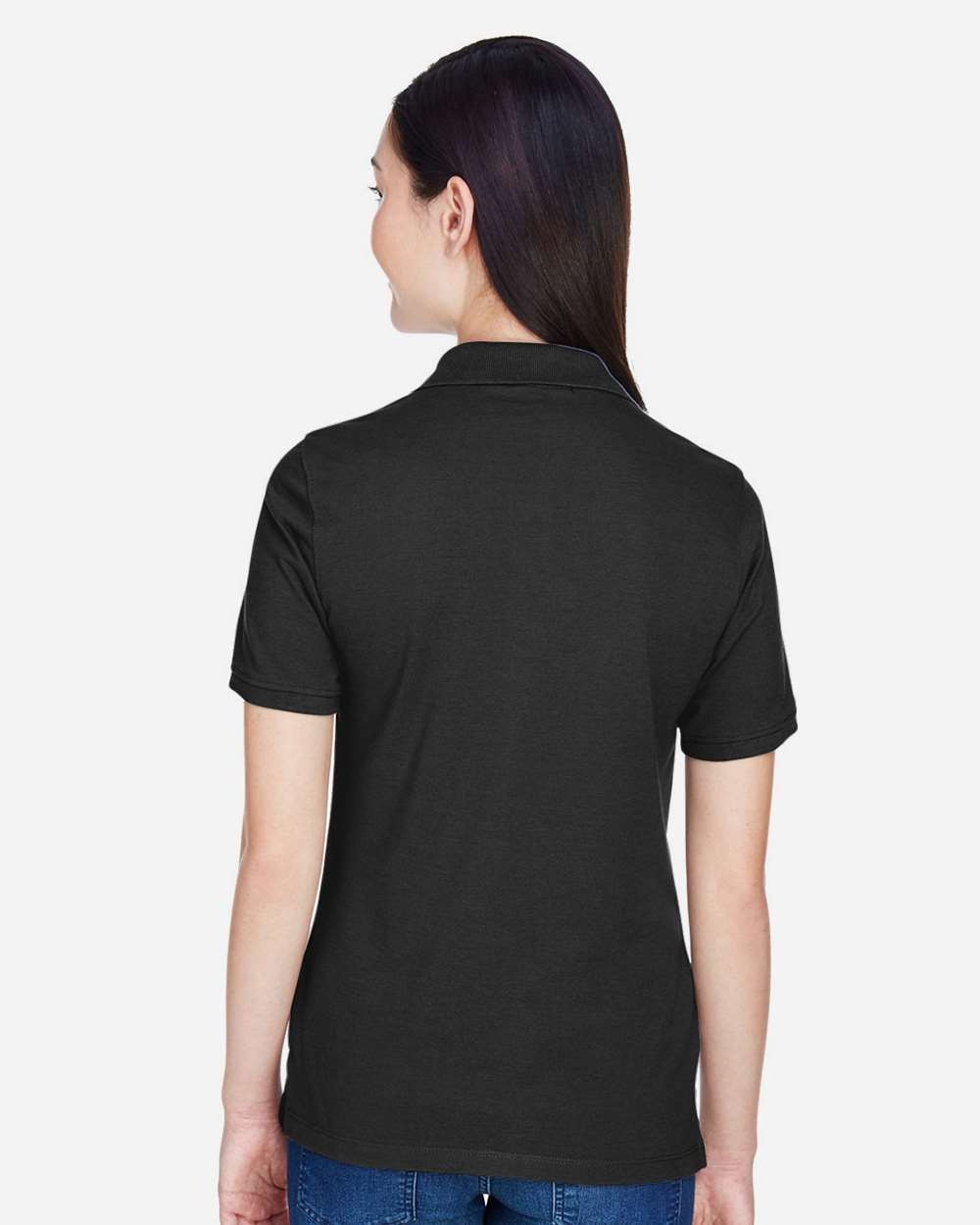 🔥 Harriton Women Easy Blend Short Sleeve Shirt Sport Polo Up To 3XL M265W image 6