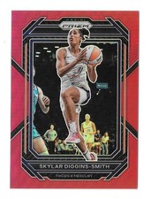 2023 PRIZM WNBA BASKETBALL #130 SKYLAR DIGGINS-SMITH 62/199 RED PRIZM,MERCURY
