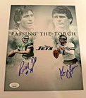 PASSING THE TORCH RICHARD TODD KEN O'BRIEN SIGNED AUTO 8X10 PHOTO JSA C