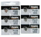 6 Pcs Energizer Watch Batteries 371 / 370 SR920SW SR920W