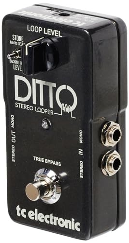 TC Electronic DITTO STEREO LOOPER Highly Intuitive Looper Pedal