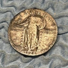 1928 P  25C Standing Liberty US SILVER %90  Quarter Coin 3.33g