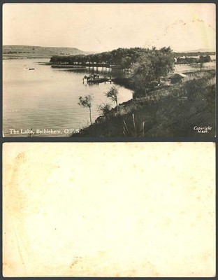 Südafrika Der Bethlehemsee O.F.S Panorama östlicher Freistaat altes Echtfoto