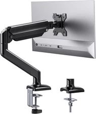 Single Monitor Arm for 13-34 Inch Screens, Adjustable Gas Spring Monitor Mount H