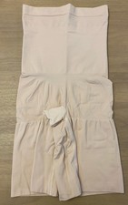 Spanx Higher Power Shaping Short - Soft Nude, Size Large NEW