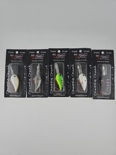 (5) New Jenko Crappie Crankbait Lot Trolling Depth 8-18' 3/8 oz. Great Colors!