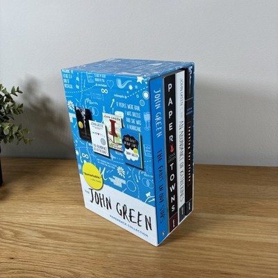 John Green Paperback Collection 4 Book Box Set Fault In Our Stars NEW Unread