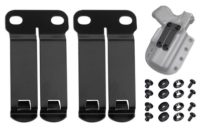 #ad 2 Pack Dcc Monoblock Belt Clip Gear Belt Clips with Screws and Washers Metal... $15.05