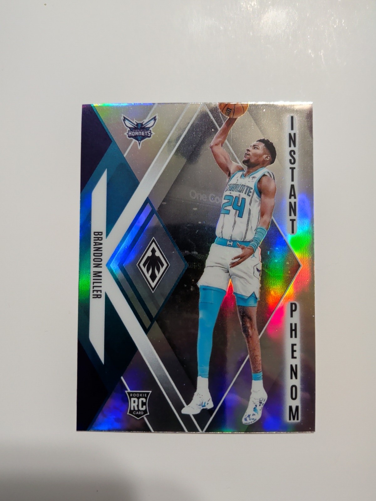 2023-24 Panini Phoenix - Instant Phenom Brandon Miller #24 Silver (RC)