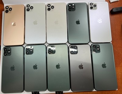 ORIGINAL Apple iPhone 11 Pro Max Gehäuse Rahmen OEM C Zustand x10