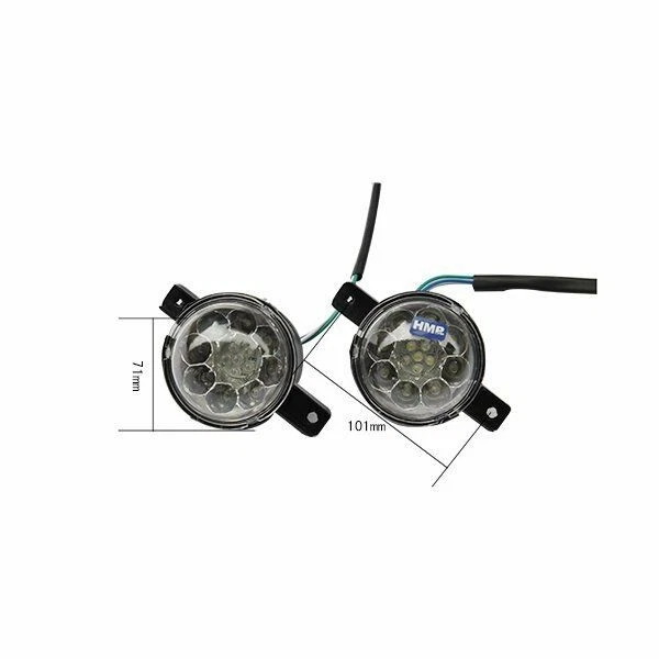 Scheinwerfer Set 12V für 110 125ccm Kinderquad TaoTao Coolster Peace ATA HMParts - Bild 2 von 4