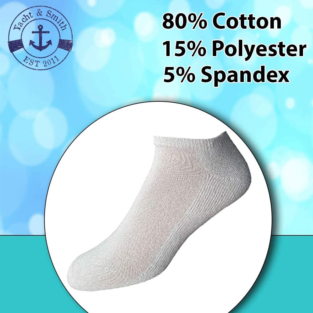 12 Units of Men's King Size No Show Ankle Socks .1316 White, Mens