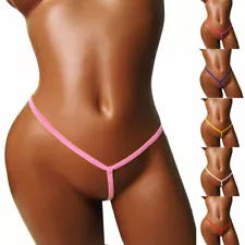 5 Pack Lot Sexy Womens Micro Panties Mini G-string Thong Sissy Briefs Underwear