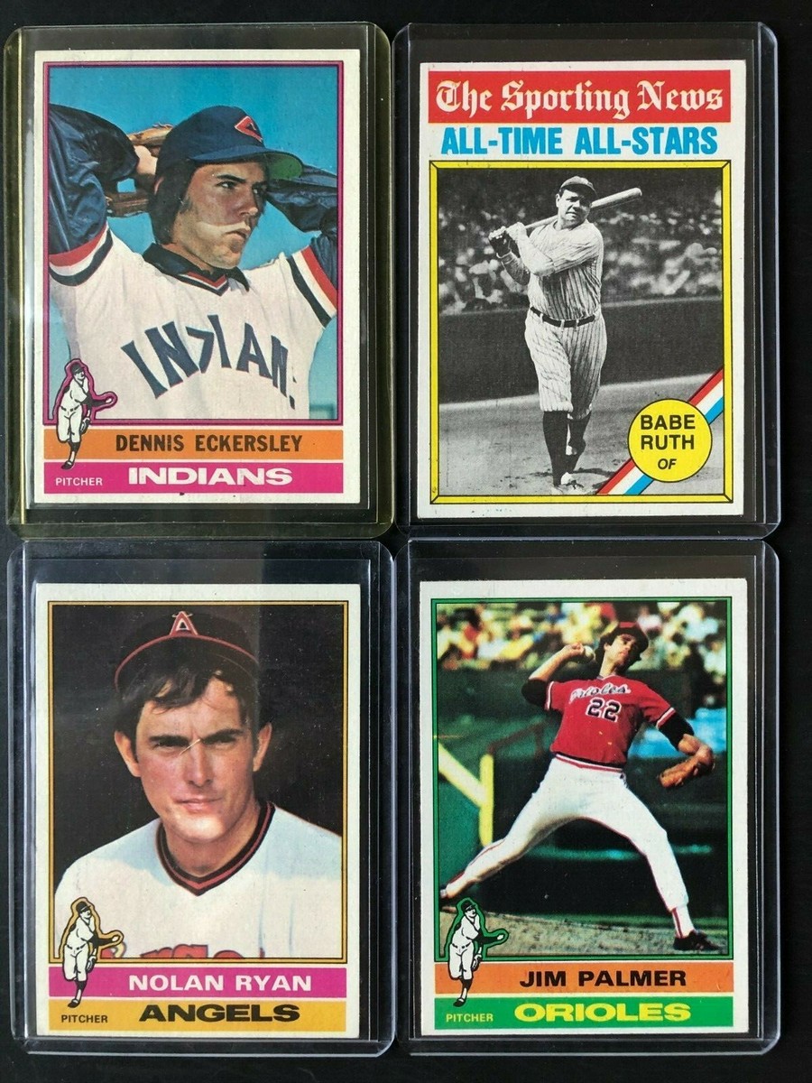 【beerer】ALL STAR 100 BASEBALL HI 1976 Topps Baseball Cards (HOF/ STARS) Pick A Player #1-660