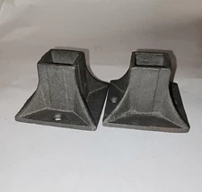HANDRAIL 2 pk Cast IRON RAILING Newel POSTS REPAIR skirt COVER 1" FEET Weld On