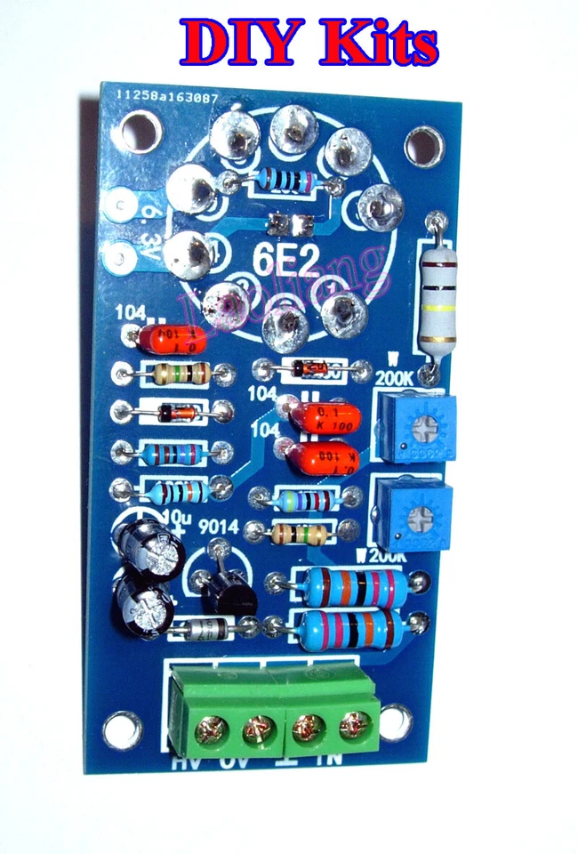 6E2 EM84 EM87 EM800 6UH6 Tubes Magic Eye VU Meter Audio Level Indicator DIY Kits - Bild 2 von 4