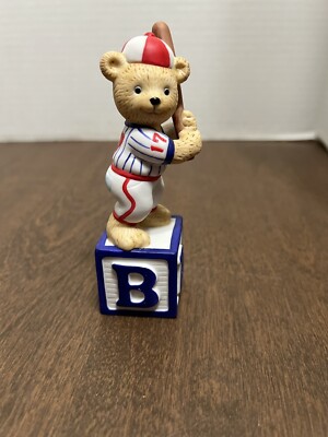 Alpha Block Bears Benji The Baseball Player 1993 Bronson Collectable Figure
