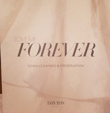 New! David's Bridal Love Me Forever Gown Cleaning & Preservation Kit Service